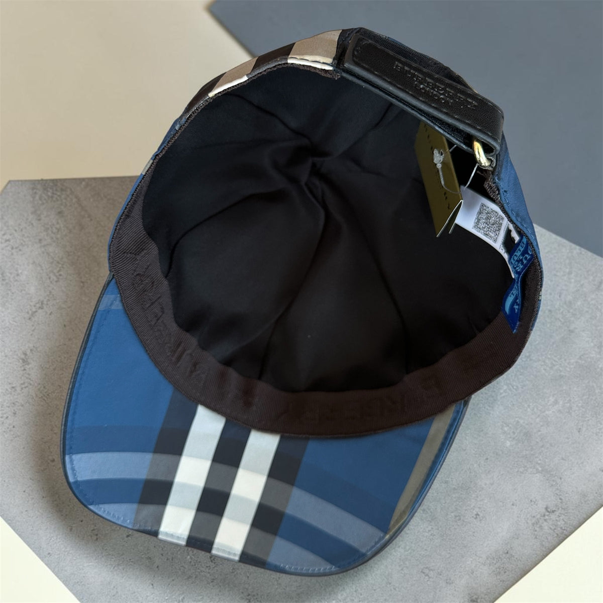 Casquette Burberry bleu