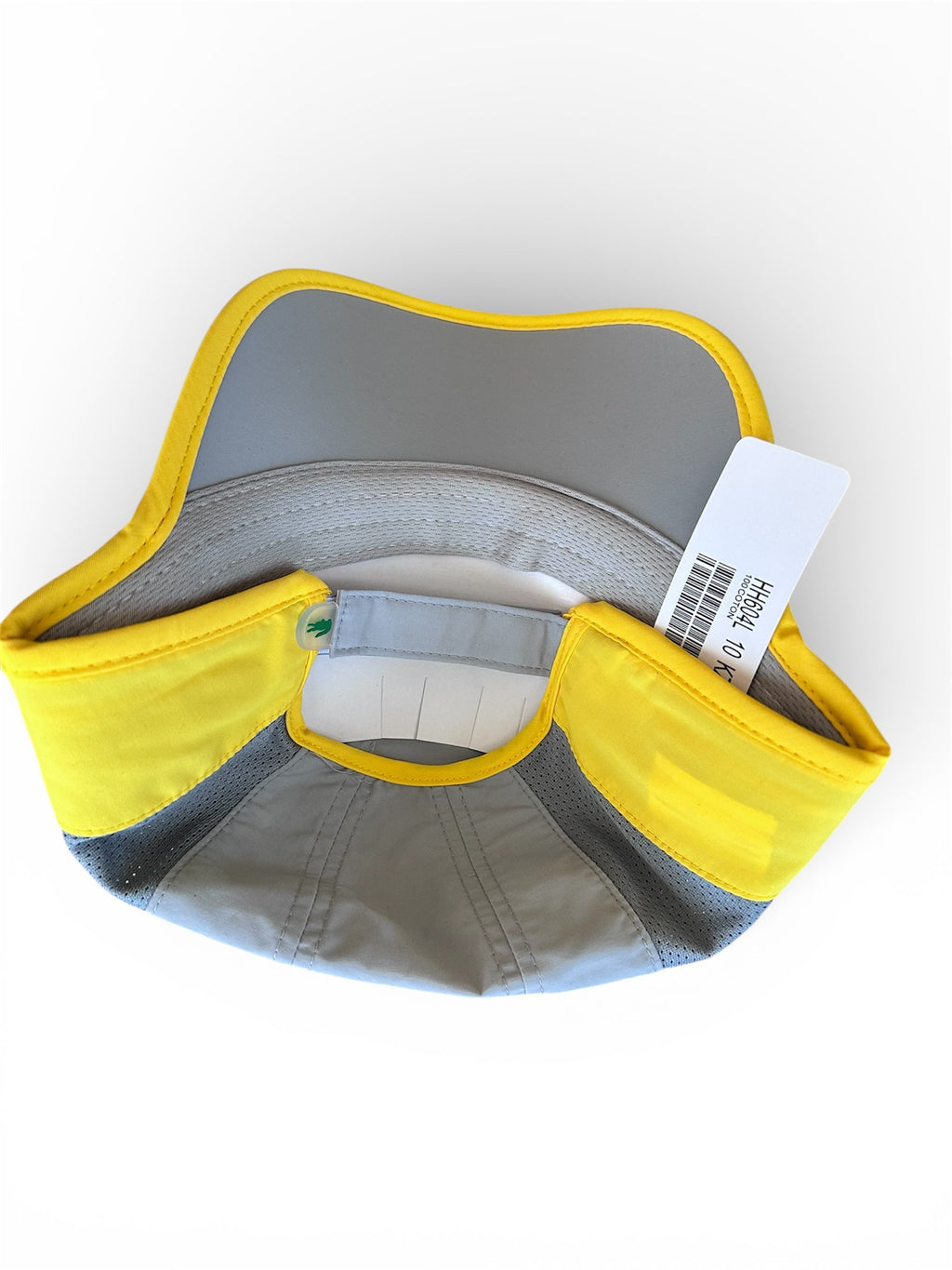 Casquette Lacoste jaune gris