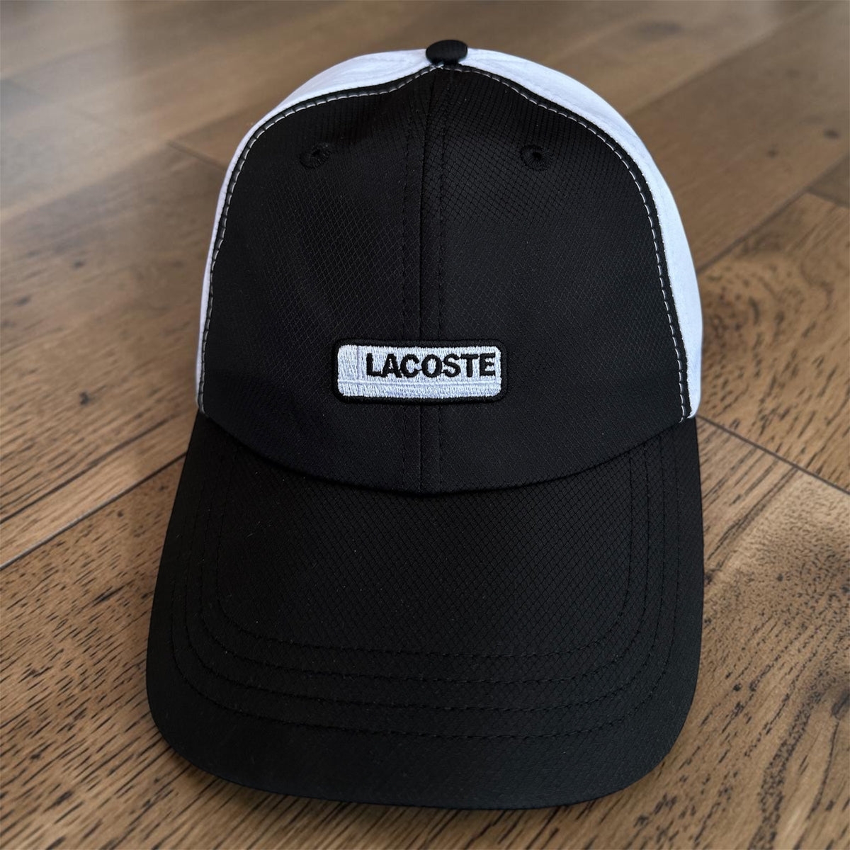 Casquette Lacoste Noir Blanc
