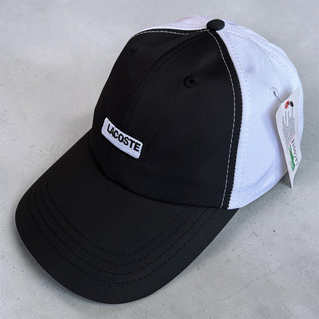 Casquette Lacoste Noir Blanc